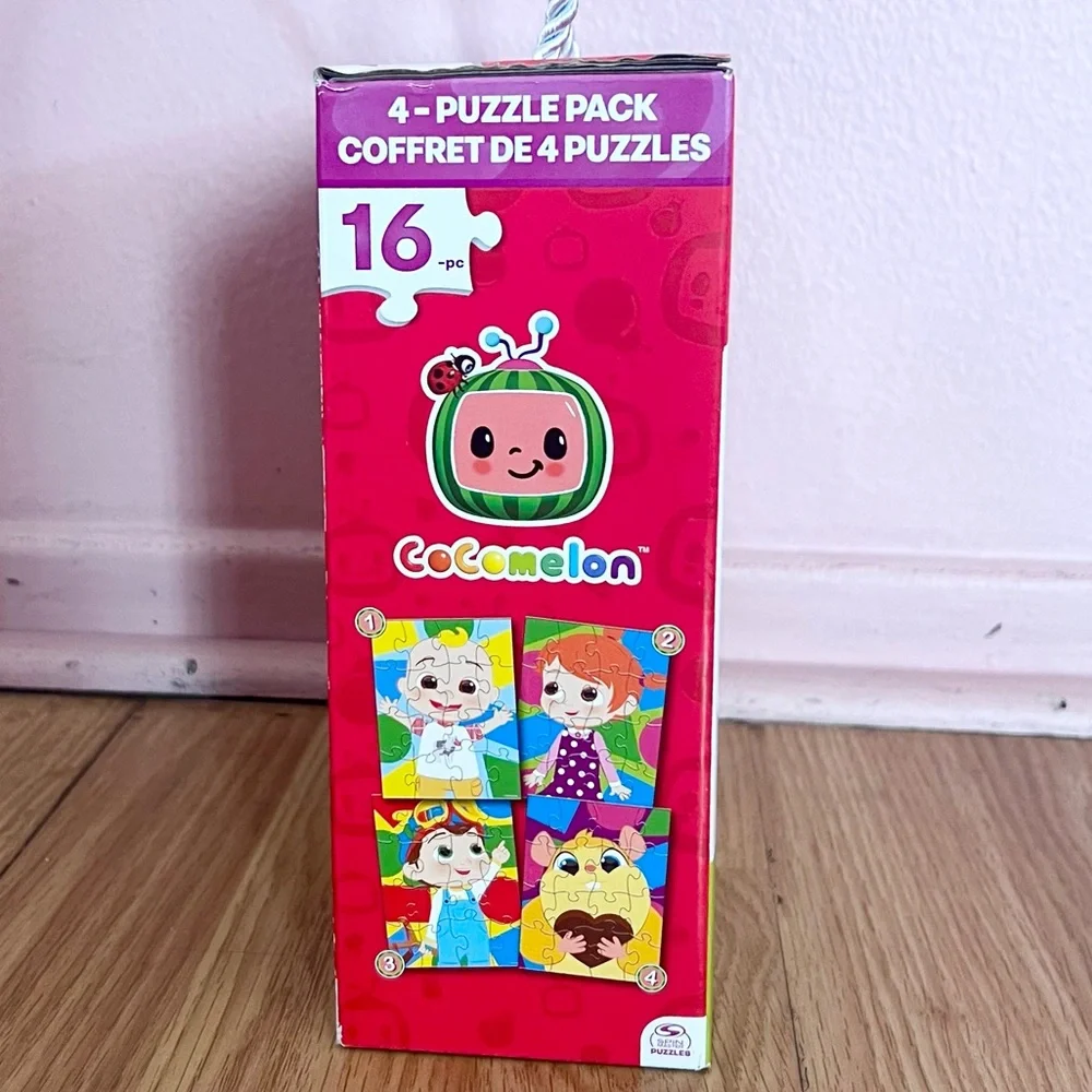CoCoMelon 16 Piece 4-Puzzle Pack